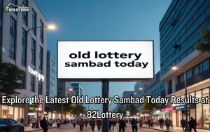 old lottery sambad today
